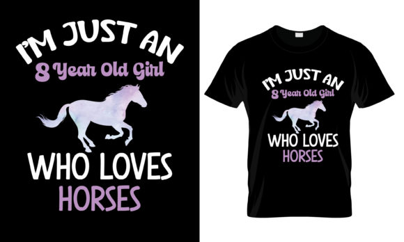 Charming 8 Year Old Girl T-Shirt Designs