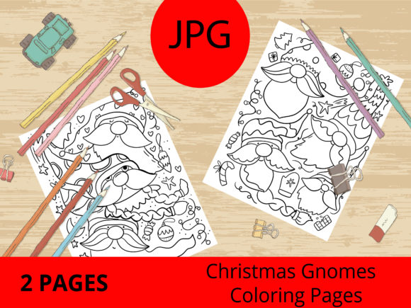 Christmas Gnomes Color Pages: A Fun Holiday Activity for Kids