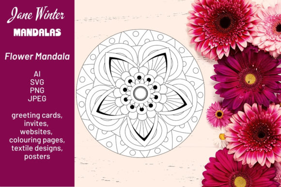 Creating a Unique Flower Mandala Colouring Page for Your Best Project