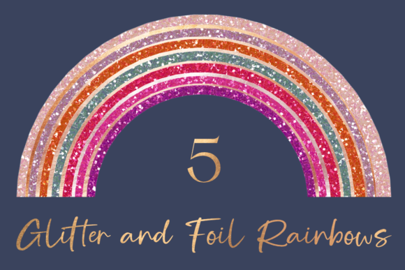 Enhance Your Designs with Transparent PNG Foil Rainbow Clip Art