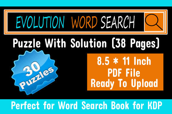 Evolution Word Search Puzzle for KDP