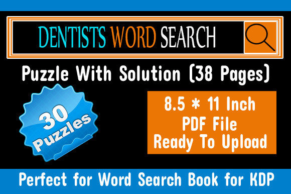 Exploring the Dentists Word Search Puzzle for KDP: A Creative and Engaging Activity Book