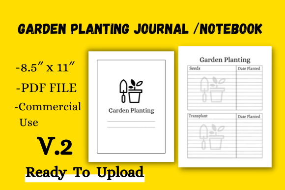 Garden Planting Journal Notebook Vol.2
