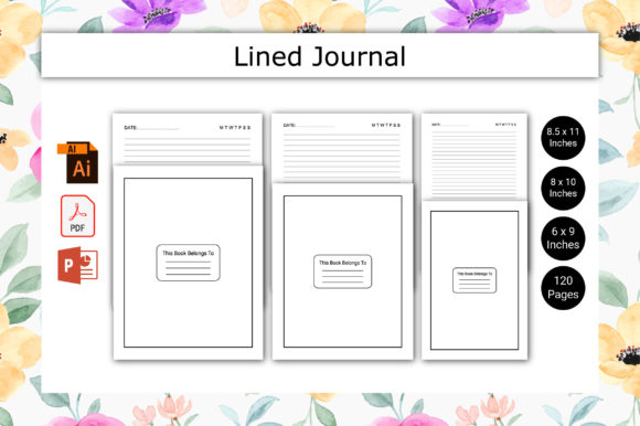 Lined Journal – KDP Interior Design: A Versatile Tool for Creatives and Professionals