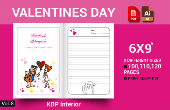Valentines Lined Notebook Journal: A Versatile Tool for Creativity and Organization