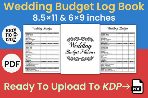 Wedding Budget Planner Log Book